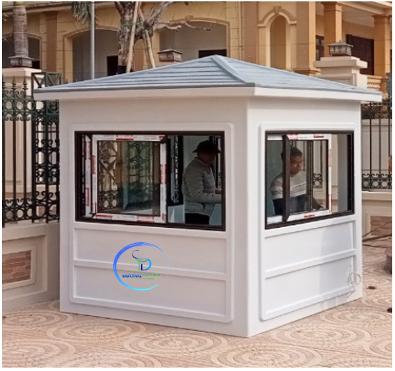 Bốt Khung Thép, Vách Palne, Mái Vuông, 1.5m