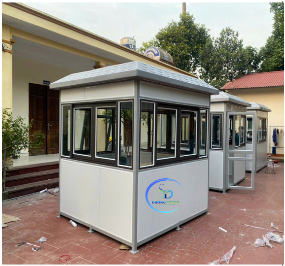 Bốt Khung Thép, Vách Palne, Mái Vuông, 1.5m