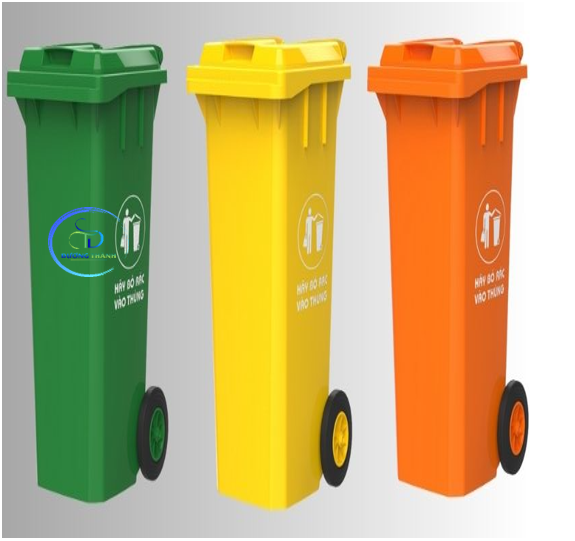 Thùng Rác Nhựa Công Nghiệp HDPE 240L