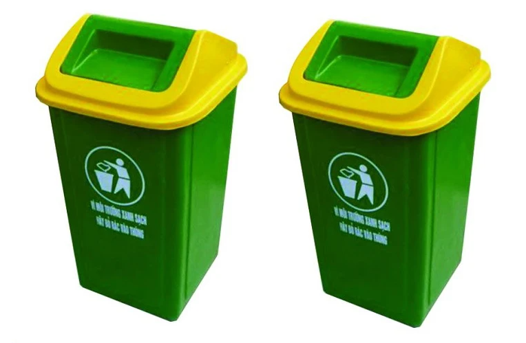 Thùng Rác Nhựa Công Cộng Composite 90L