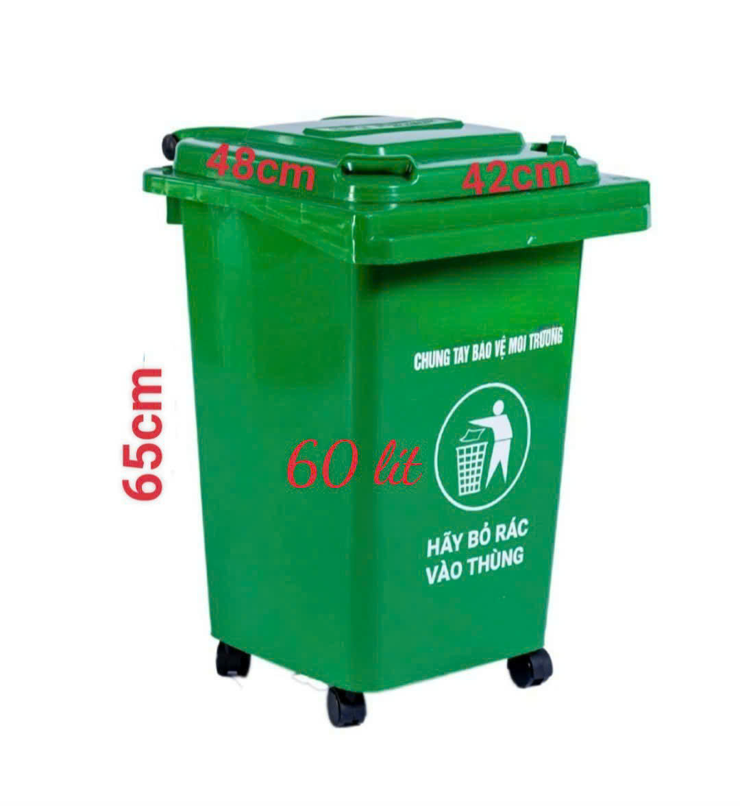 thùng rác y tế 60l