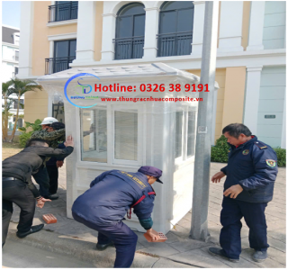 Chòi Bảo Vệ Composite Gía Rẻ Chất Lượng tốt Nhất tại Hòa Bình