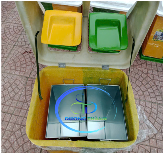 bán thùng rác 2 ngăn tại hải dương