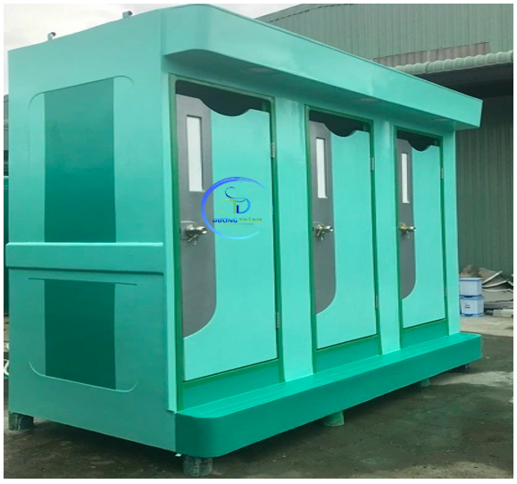 nhà vệ sinh di động 3 buồng hà nội
