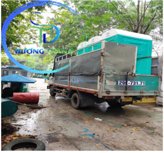 Nhà vệ sinh di động công cộng composite công trường