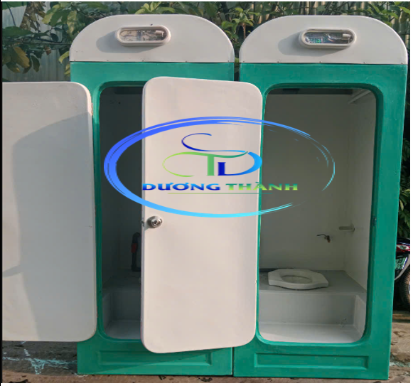 nhà vệ sinh di động cong cộng xổm