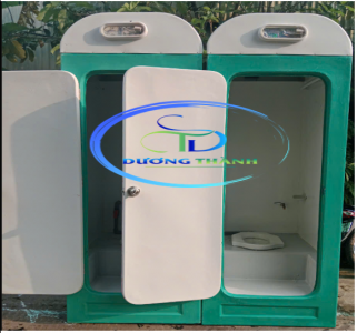 Nhà vệ sinh di động composite đơn ghép đôi