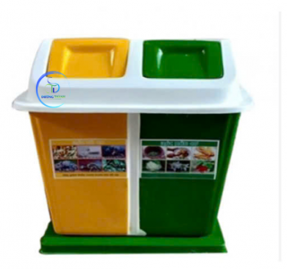 Thùng rác nhựa 2 ngăn composite tại Cao Bằng