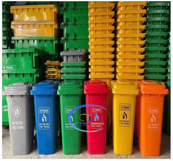 thùng rác nhựa 120l giá rẻ