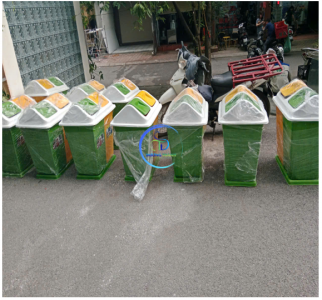 Thùng Rác Nhựa Composite Gía Rẻ tại Vĩnh Phúc