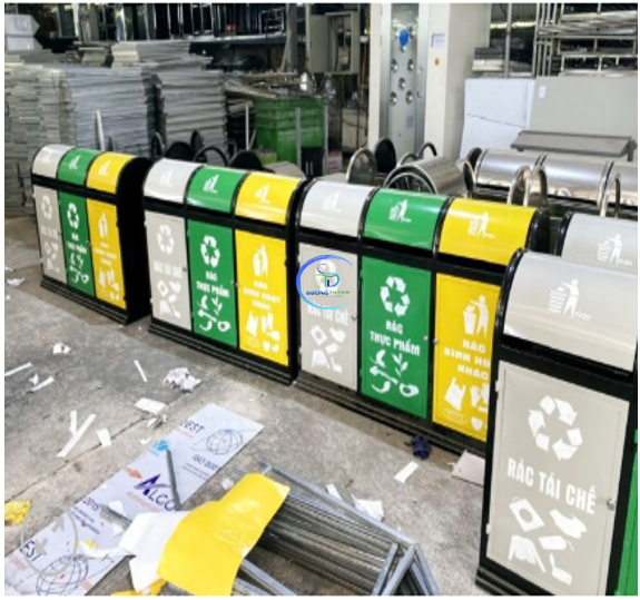 thùng rác 2 ngăn, 3 ngăn hà nội