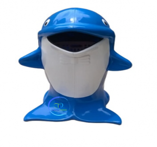 Thùng rác composite cá heo