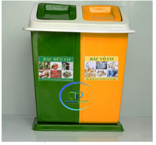 Thùng rác nhựa composite 2 ngăn tại Quảng Trị