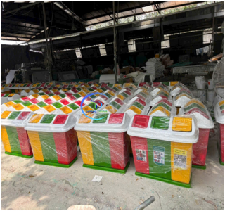 Thùng Rác Nhựa Phân Loại 60L, 120L, 240L, Hải Phòng