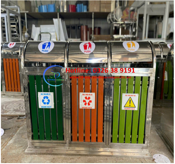 thùng rác 2 ngăn hà nội