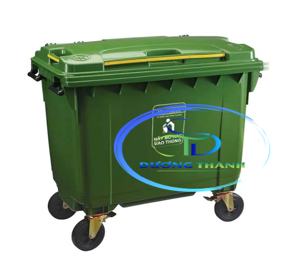 thùng rác nhựa composite 660l
