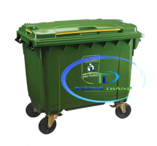 Thùng rác nhựa composite 660l