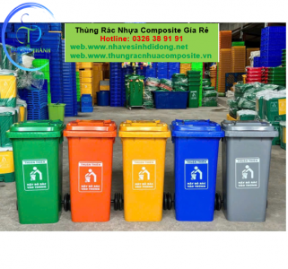 Thùng Rác Nhựa Ngoài Trời