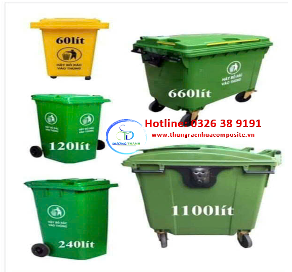 thùng rác nhựa công cộng giá rẻ
