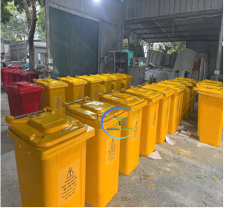 Thùng Rác Nhựa 60L, 90L, 120L, 240L, Gía Rẻ tại Cao Bằng