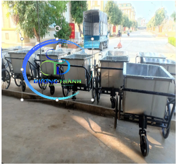 xe gom rác 400l, 500l tại Hà Nội